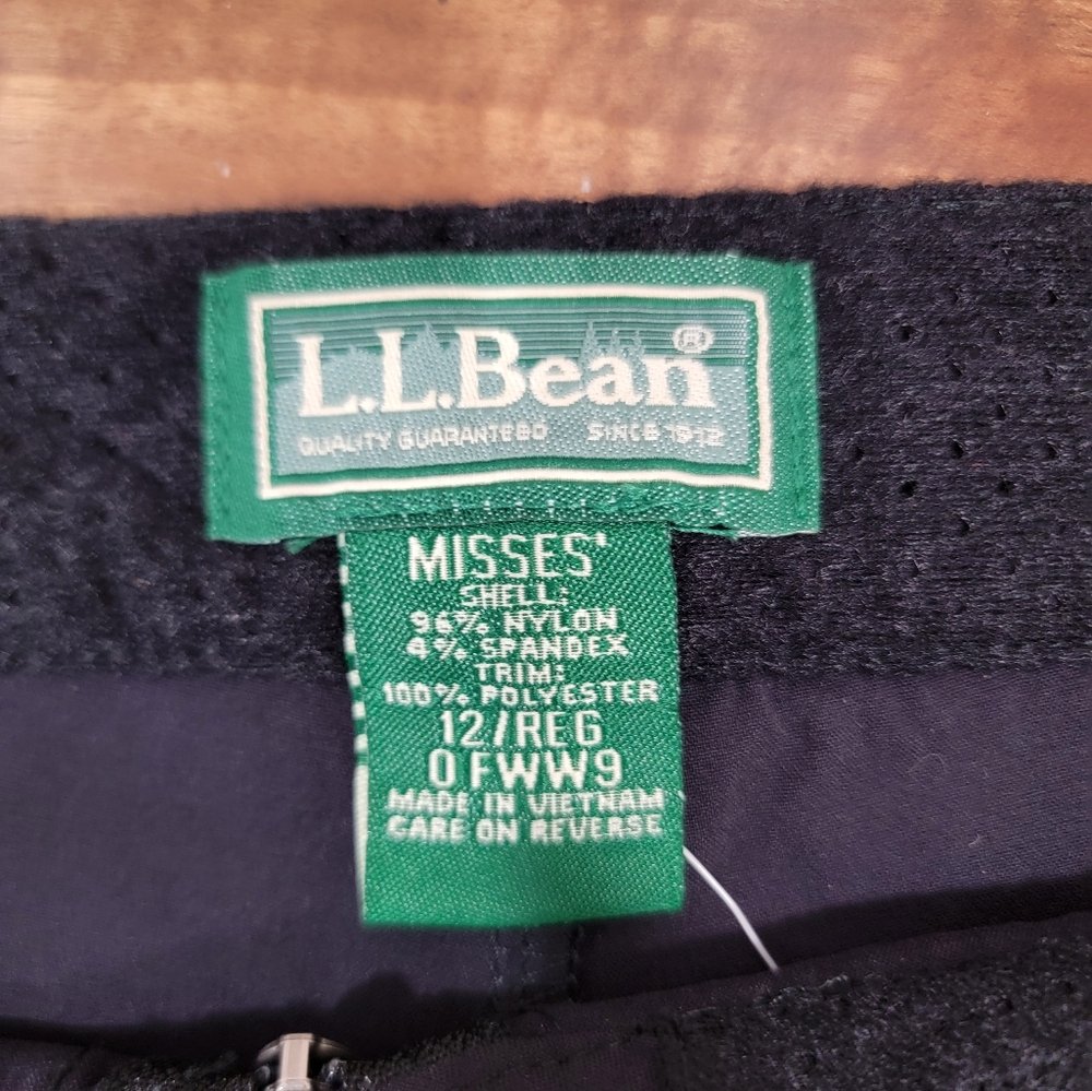 New Misses' LL BEAN Black Skort 12/Reg - Picture 2 of 12